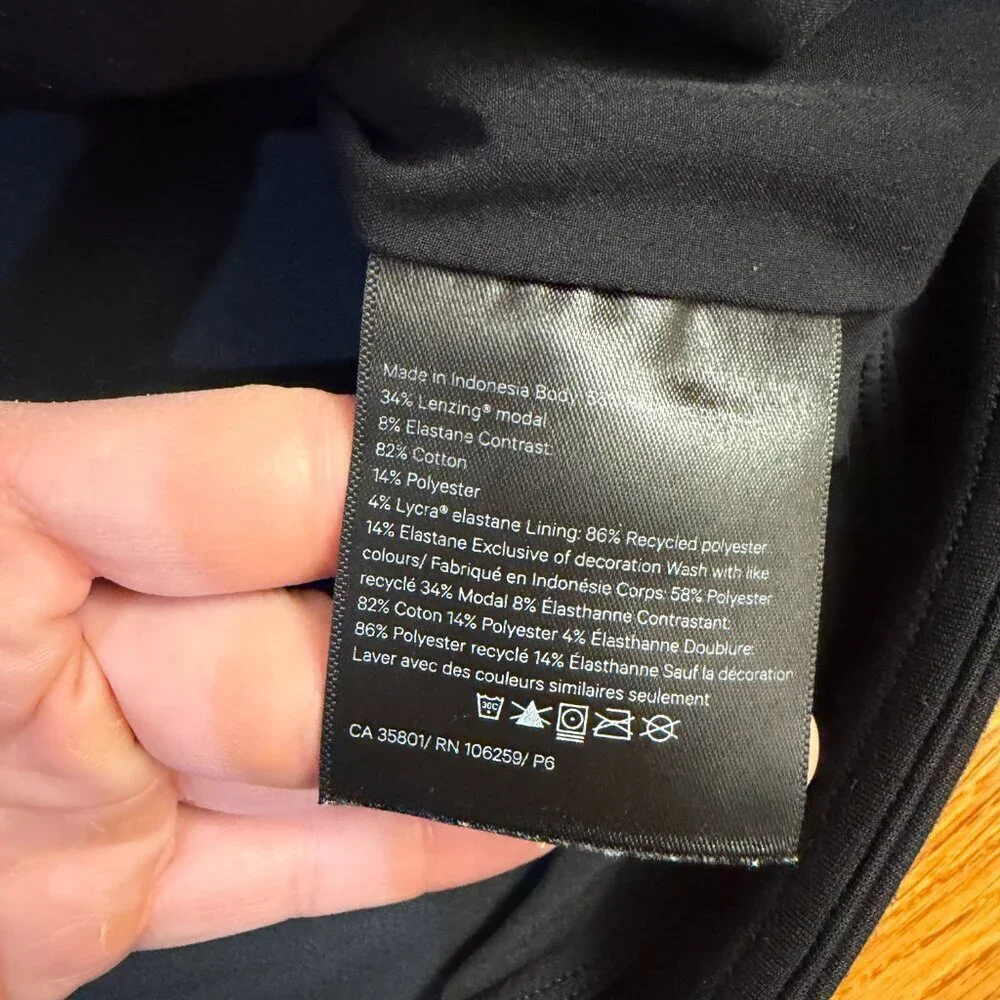 Lululemon Soft Oversized Zip Hoodie Black - Size M/L Cropped Jacket